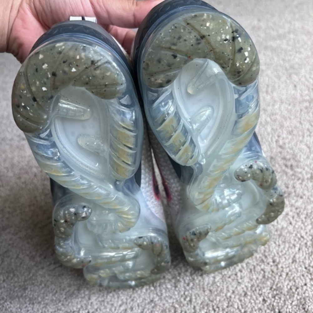 Size 7 - Nike Air VaporMax Flyknit White Thunder Blue 2021 - Picture 3 of 5
